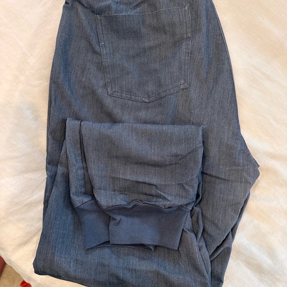 Figs Dark Blue Denim Zamora jogger Pants